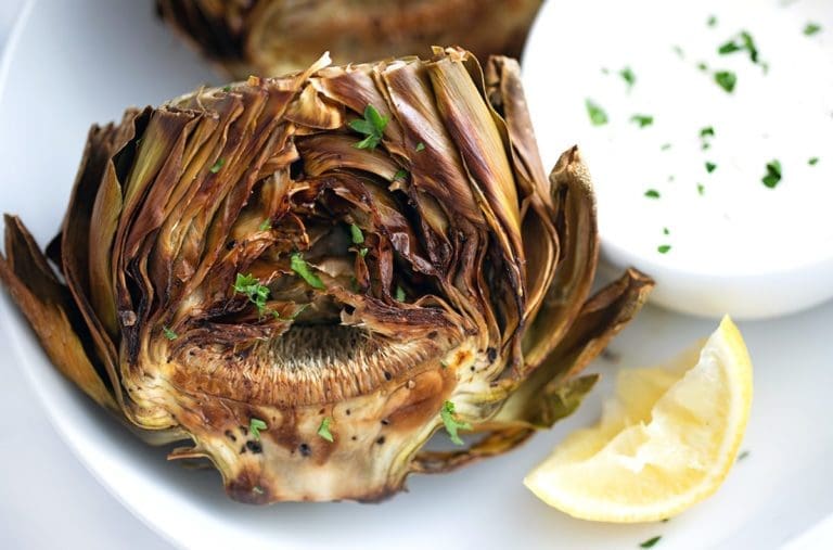 Air Fryer Artichoke + 5 Artichoke Dipping Sauce Ideas