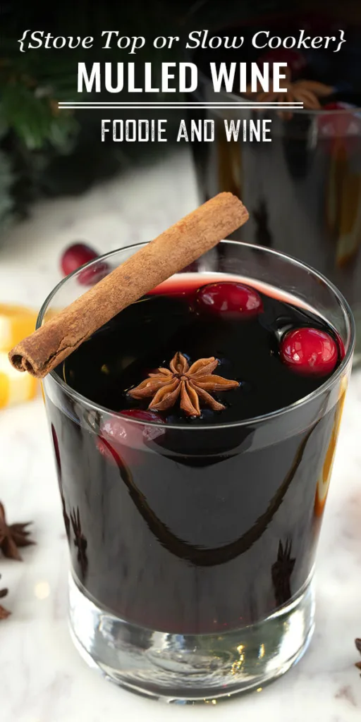 Pinterest pin for Mulled Wine.